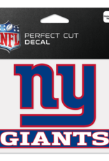 WINCRAFT New York Giants 4x5 Perfect Cut Decals