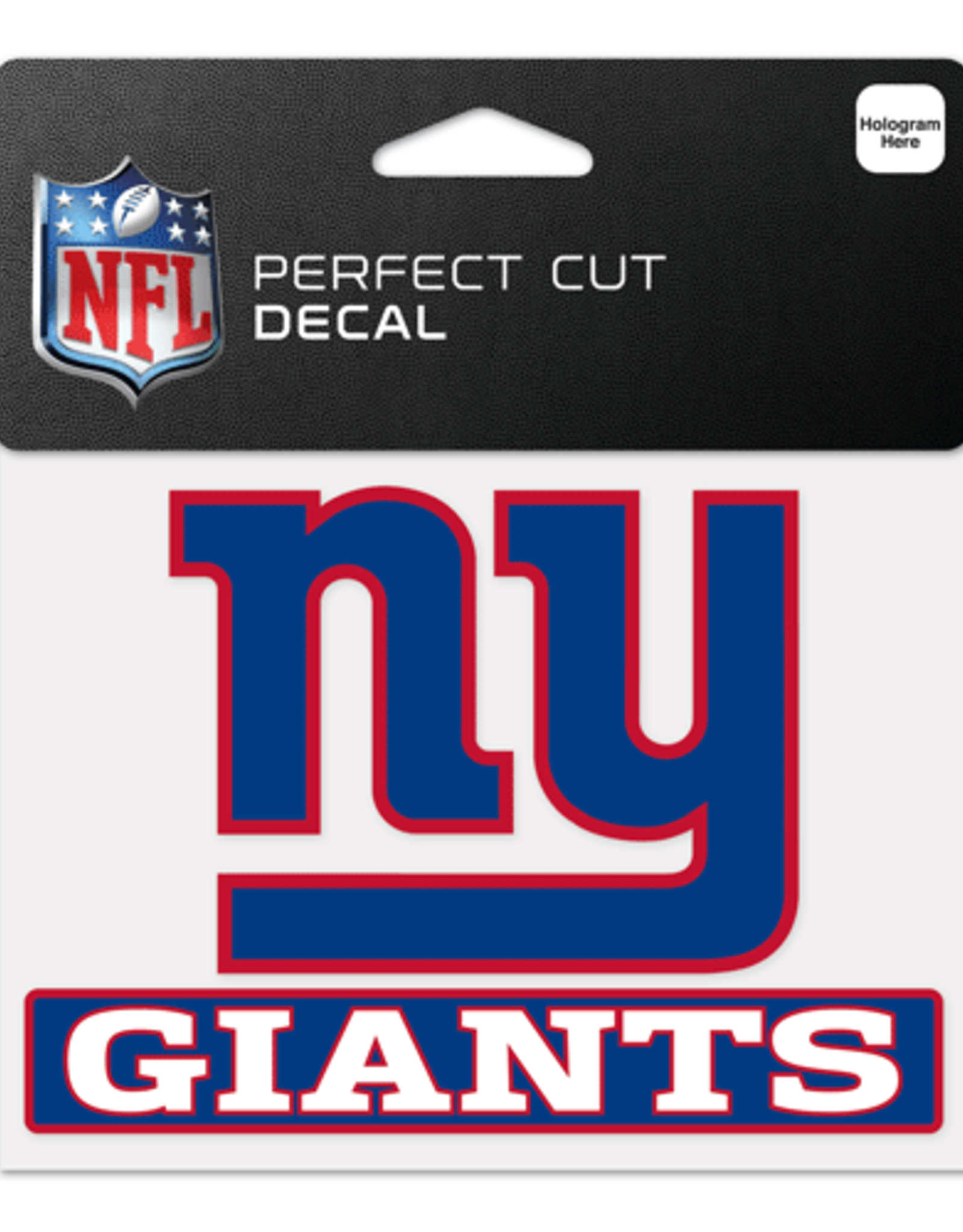 WINCRAFT New York Giants 4x5 Perfect Cut Decals