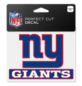 WINCRAFT New York Giants 4x5 Perfect Cut Decals