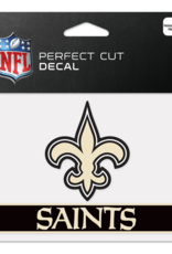 WINCRAFT New Orleans Saints 4x5 Perfect Cut Decals