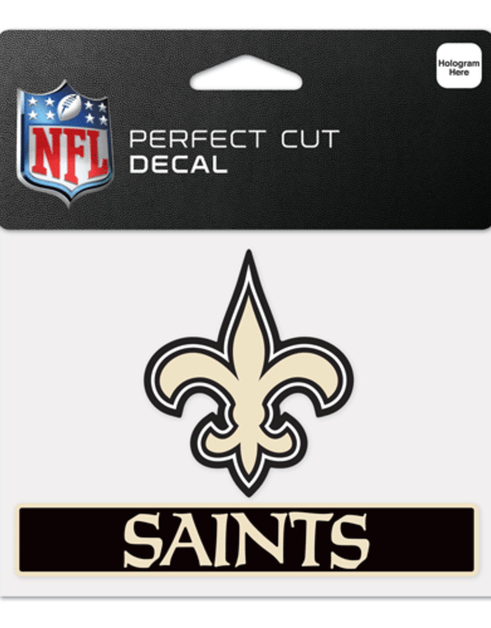 WINCRAFT New Orleans Saints 4x5 Perfect Cut Decals