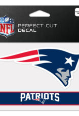 WINCRAFT New England Patriots 4x5 Perfect Cut Decals