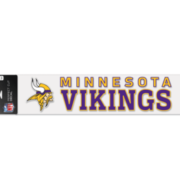 WINCRAFT Minnesota Vikings 4x17 Perfect Cut Decals