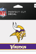 WINCRAFT Minnesota Vikings 4x5 Perfect Cut Decals