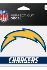 WINCRAFT Los Angeles Chargers 4x5 Perfect Cut Decals