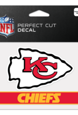 WINCRAFT Kansas City Chiefs 4x5 Perfect Cut Decals