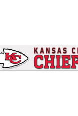 WINCRAFT Kansas City Chiefs 4x17 Perfect Cut Decals