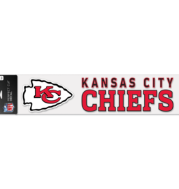 WINCRAFT Kansas City Chiefs 4x17 Perfect Cut Decals