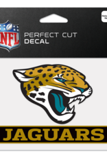 WINCRAFT Jacksonville Jaguars 4x5 Perfect Cut Decals