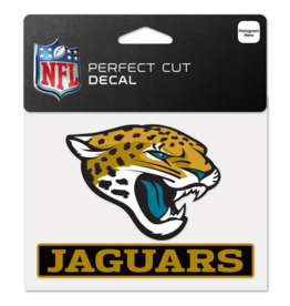 WINCRAFT Jacksonville Jaguars 4x5 Perfect Cut Decals