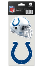 WINCRAFT Indianapolis Colts 2-Pack Perfect Cut Decals