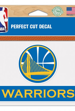 WINCRAFT Golden State Warriors 4x5 Perfect Cut Decals