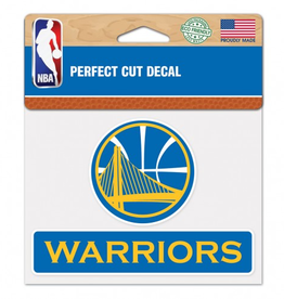 WINCRAFT Golden State Warriors 4x5 Perfect Cut Decals