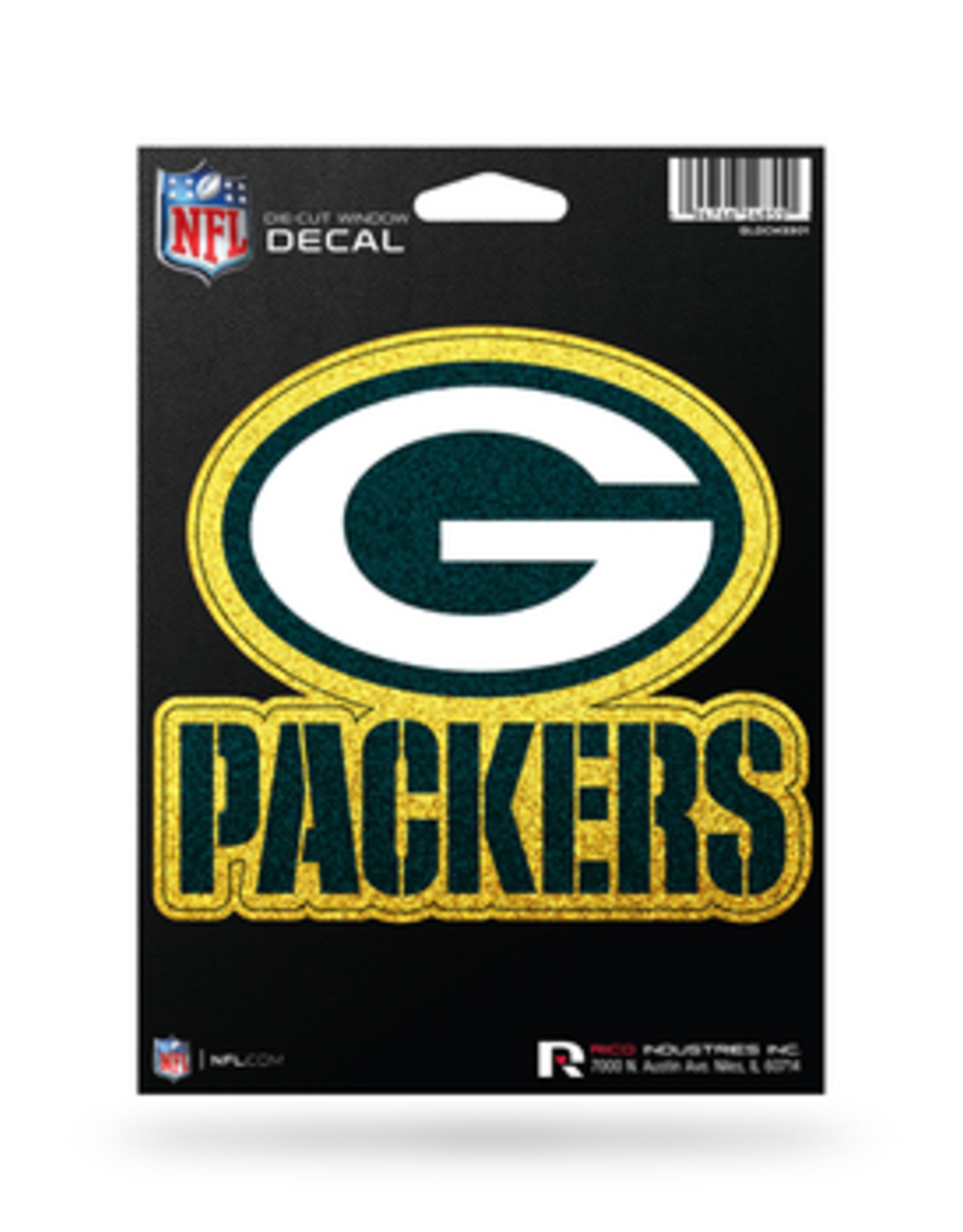 RICO INDUSTRIES Packers Bling Decal