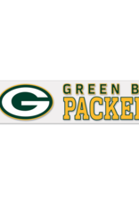 WINCRAFT Green Bay Packers 4x17 Perfect Cut Decals