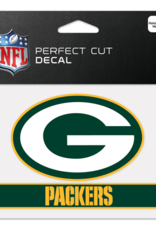 WINCRAFT Green Bay Packers 4x5 Perfect Cut Decals