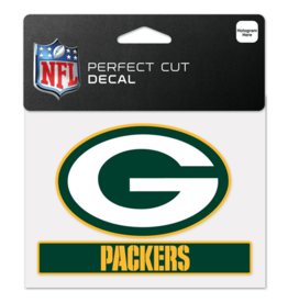 WINCRAFT Green Bay Packers 4x5 Perfect Cut Decals