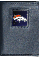 SISKIYOU GIFTS Denver Broncos Executive Leather Trifold Wallet