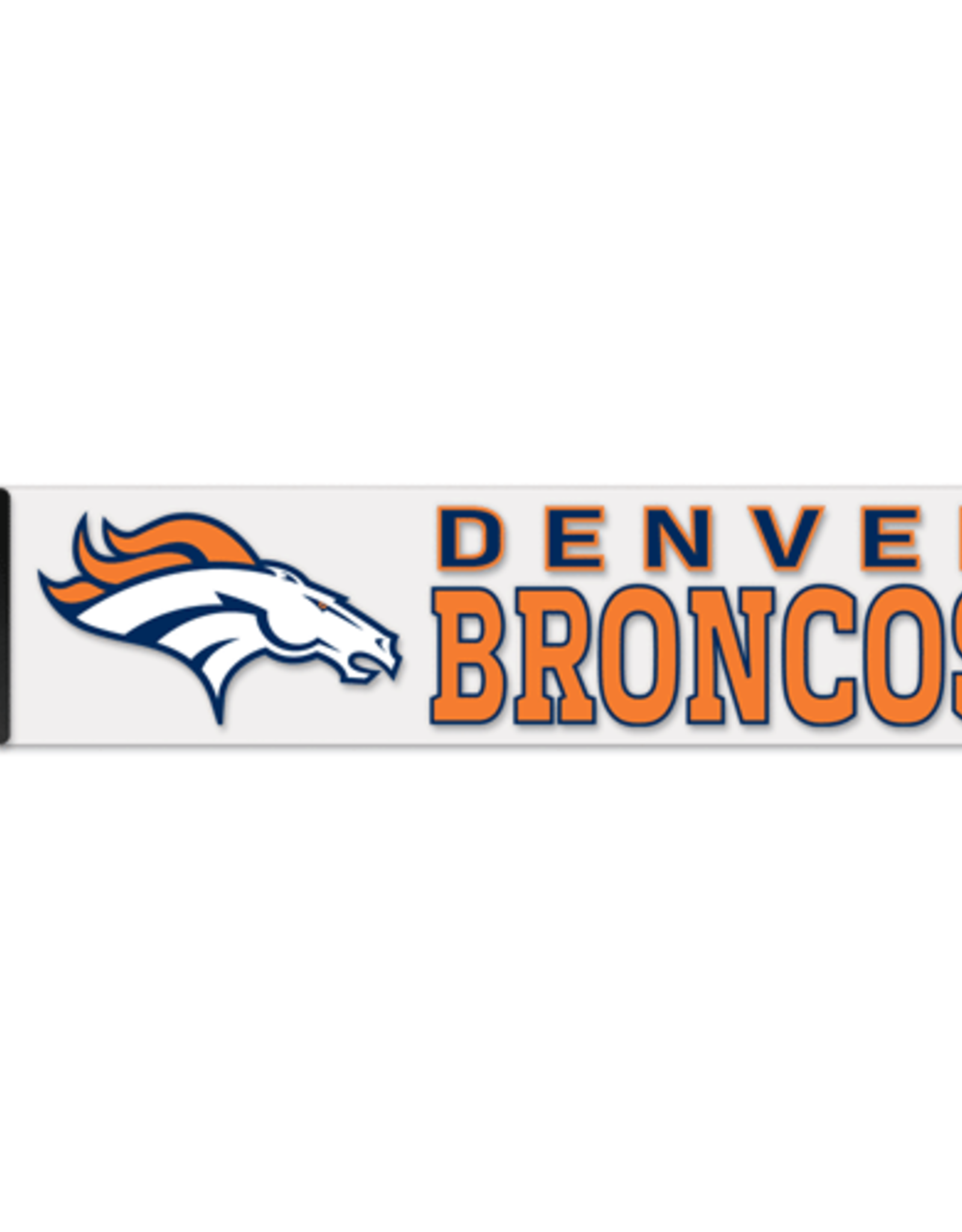 WINCRAFT Denver Broncos 4x17 Perfect Cut Decals