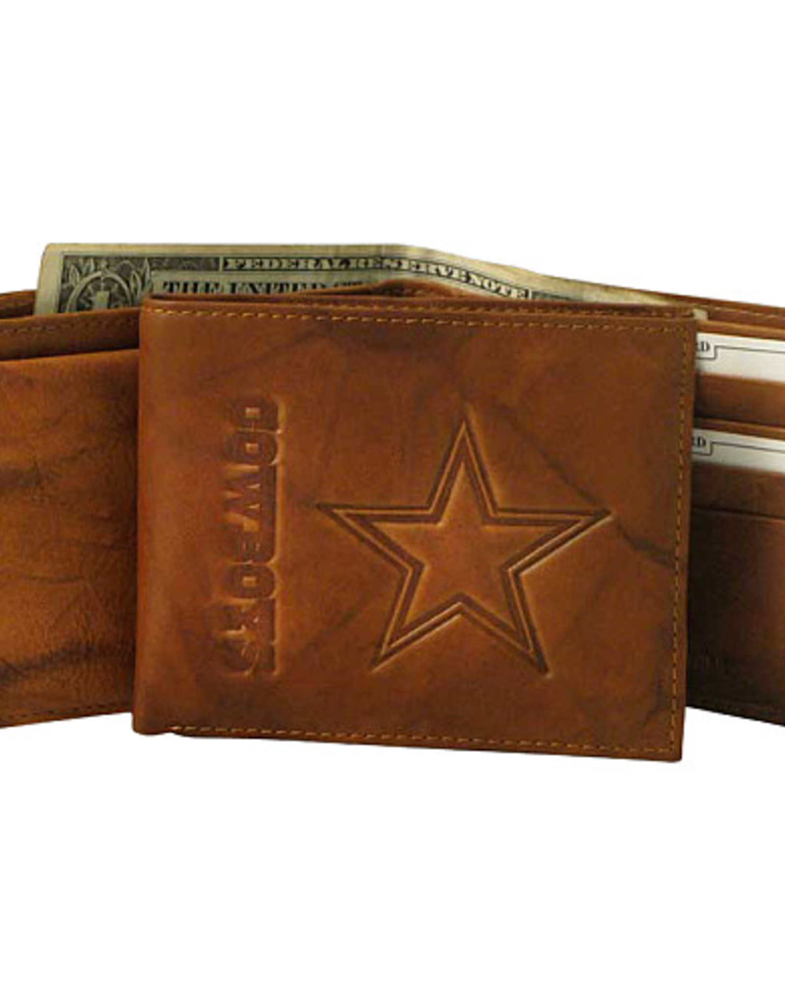 RICO INDUSTRIES Dallas Cowboys Vintage Leather Billfold Wallet
