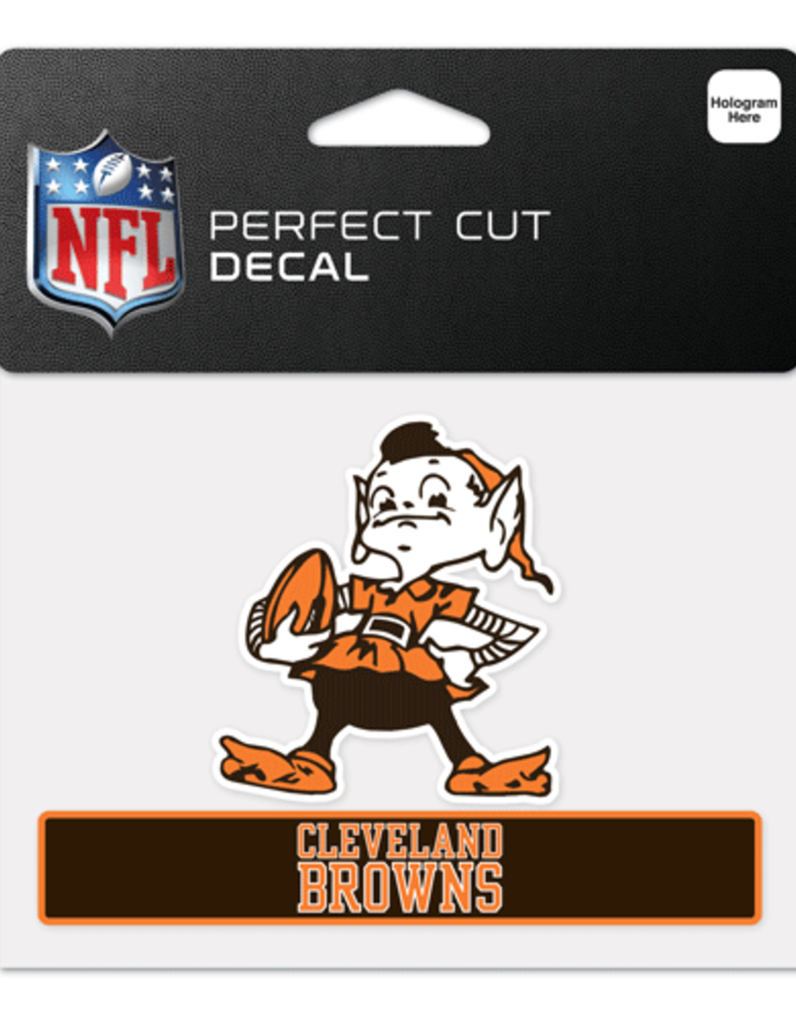 WINCRAFT Cleveland Browns 4x5 Perfect Cut Decals