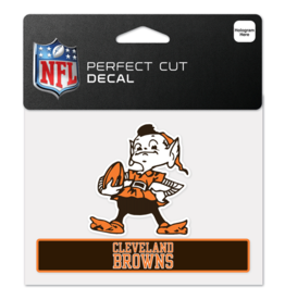 WINCRAFT Cleveland Browns 4x5 Perfect Cut Decals