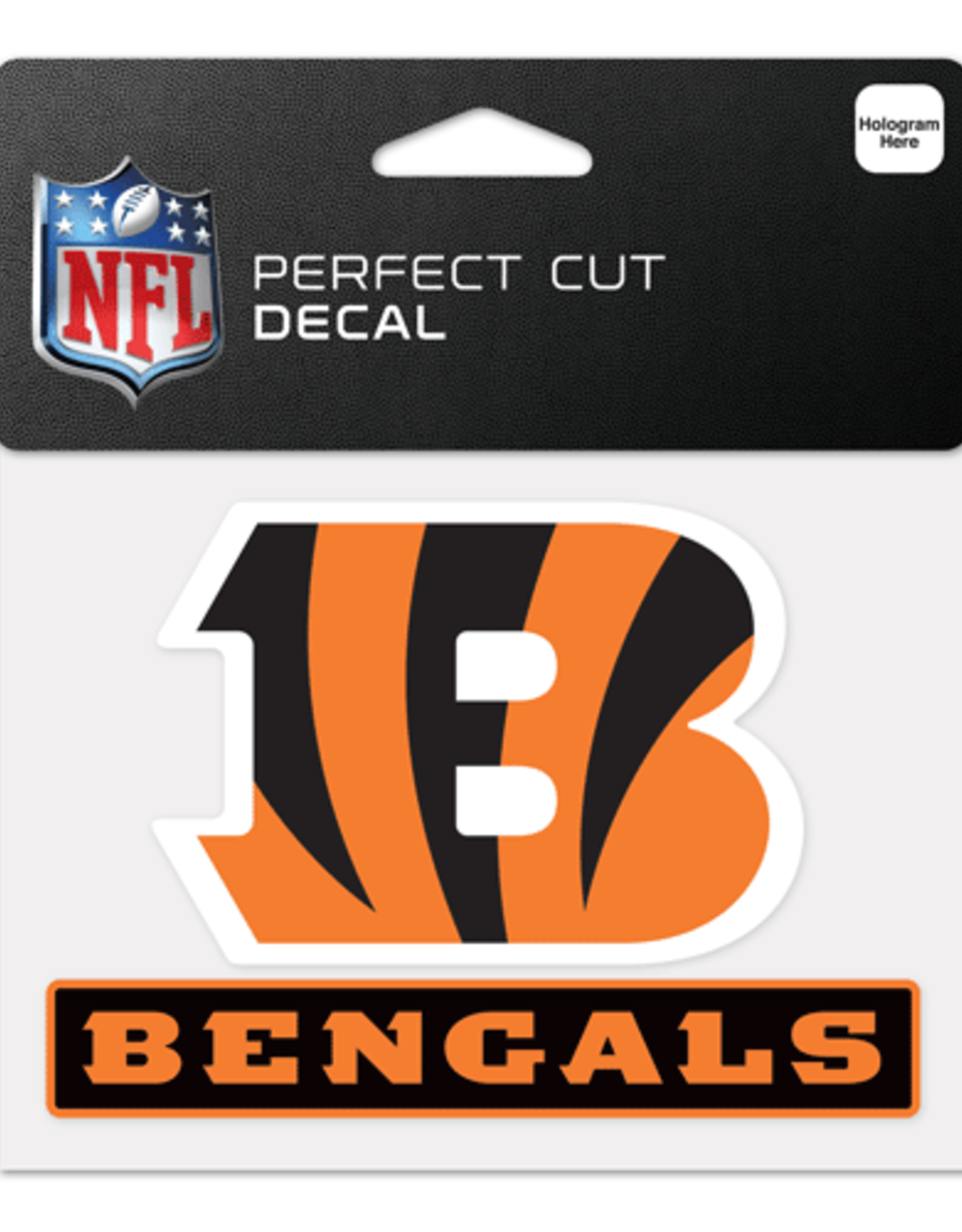WINCRAFT Cincinnati Bengals 4x5 Perfect Cut Decals
