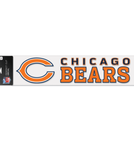 WINCRAFT Chicago Bears 4x17 Perfect Cut Decals