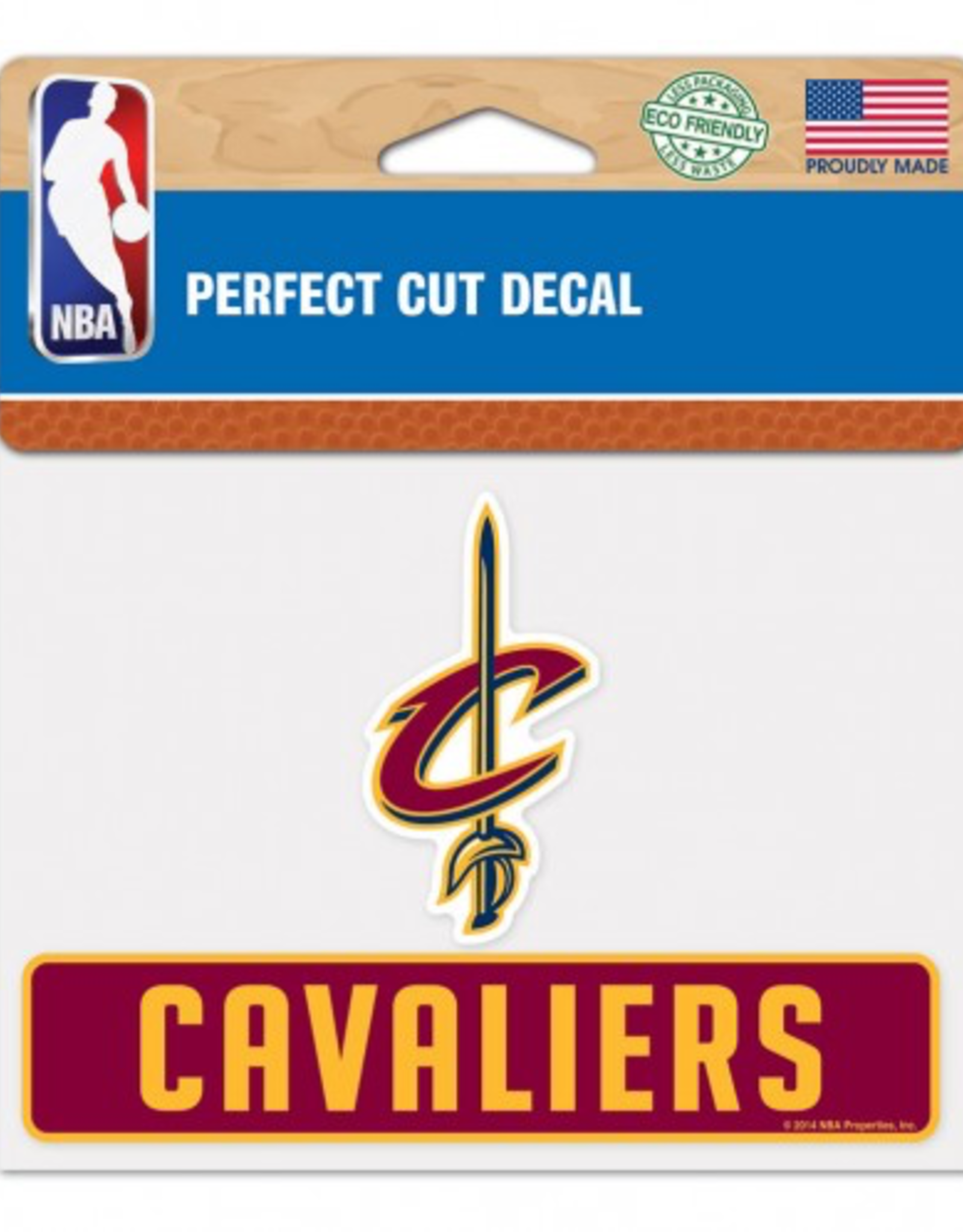 WINCRAFT Cleveland Cavaliers 4x5 Perfect Cut Decals