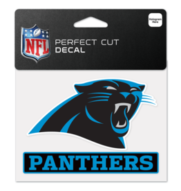 WINCRAFT Carolina Panthers 4x5 Perfect Cut Decals