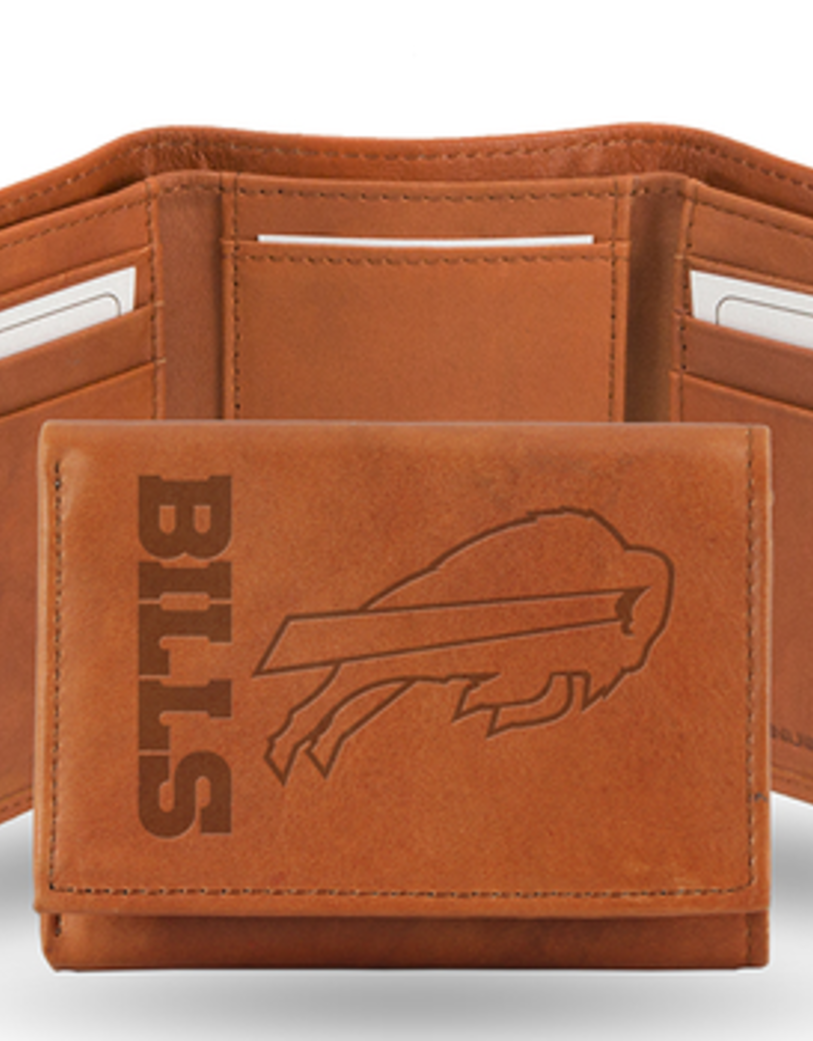 RICO INDUSTRIES Buffalo Bills Vintage Leather Trifold Wallet