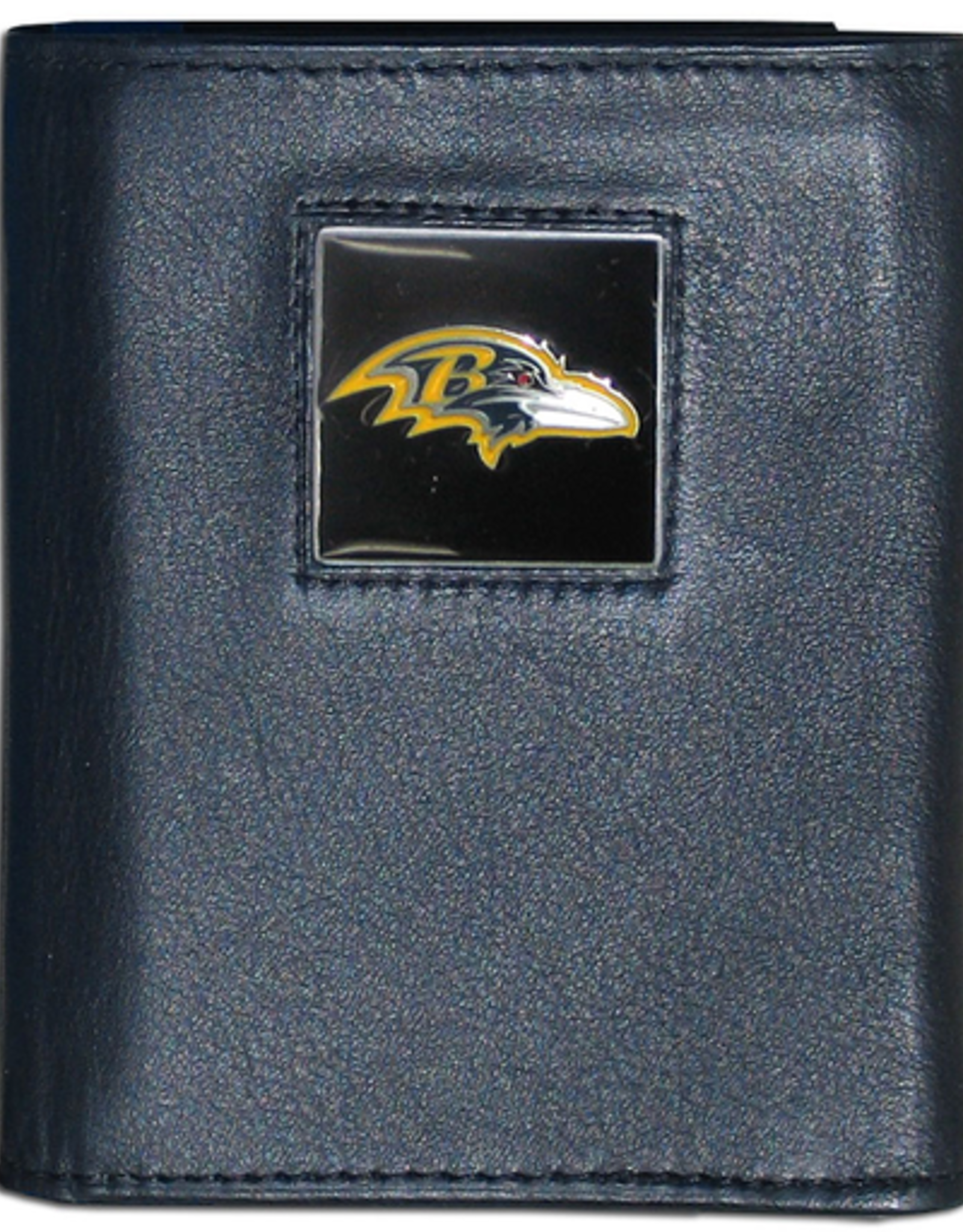 SISKIYOU GIFTS Baltimore Ravens Executive Leather Trifold Wallet