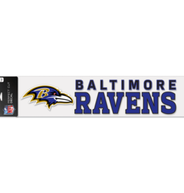 WINCRAFT Baltimore Ravens 4x17 Perfect Cut Decals