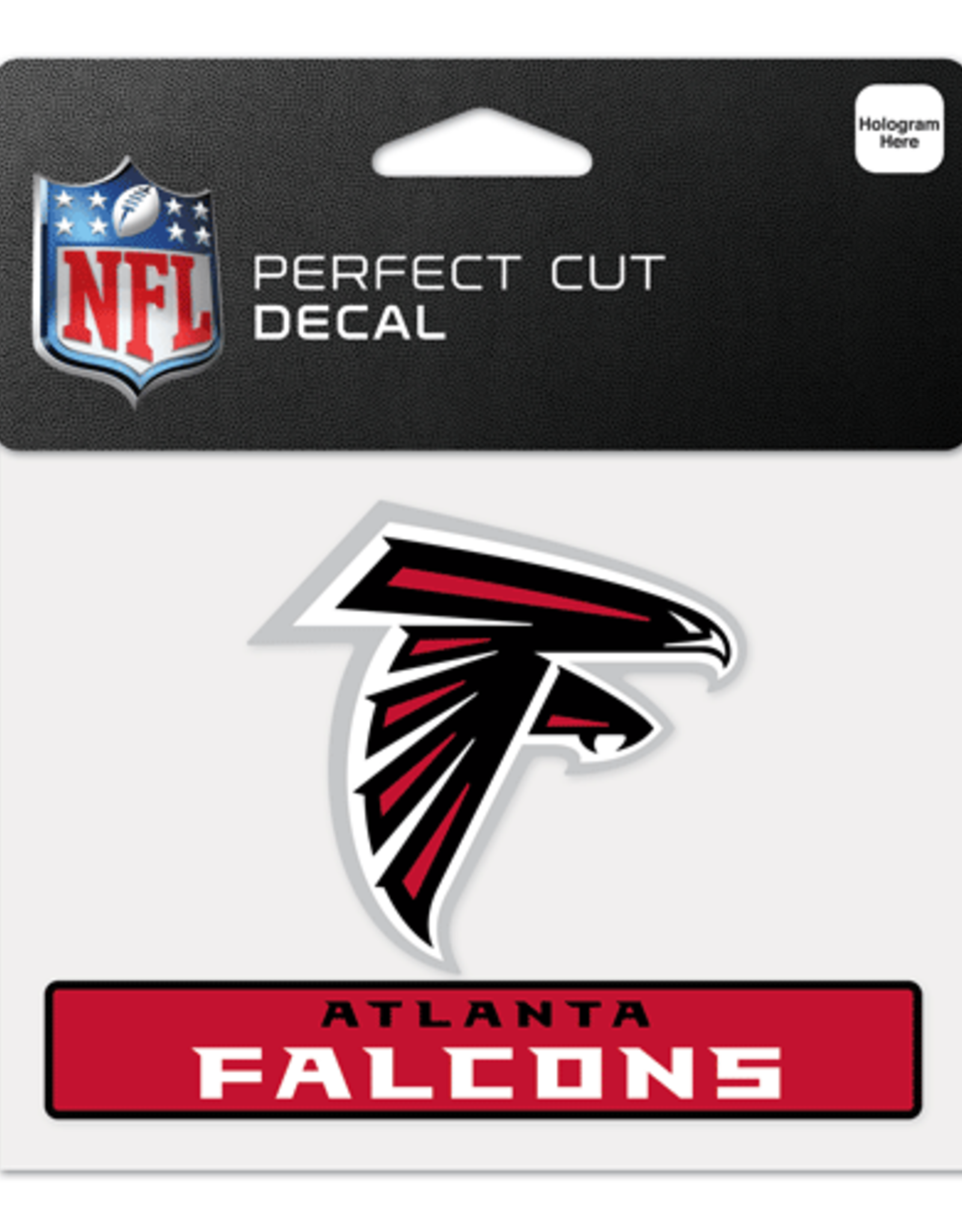 WINCRAFT Atlanta Falcons 4x5 Perfect Cut Decals