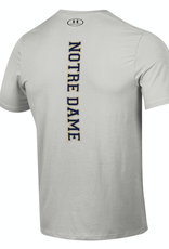 Under Armour Notre Dame M IRISH Performance Cotton SS Tee GRY