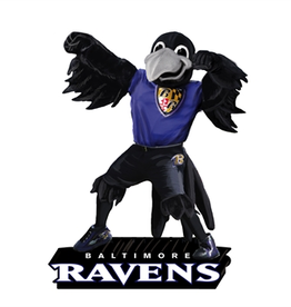 EVERGREEN Baltimore Ravens Mascot Statue