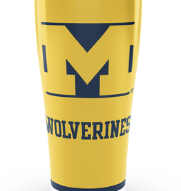 Tervis Michigan Wolverines Tervis 30oz Stainless Blocked Tumbler