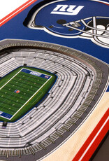 YOU THE FAN New York Giants 3D StadiumView 6x19 Banner