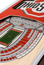 YOU THE FAN Ohio State Buckeyes 3D StadiumView 6x19 Banner