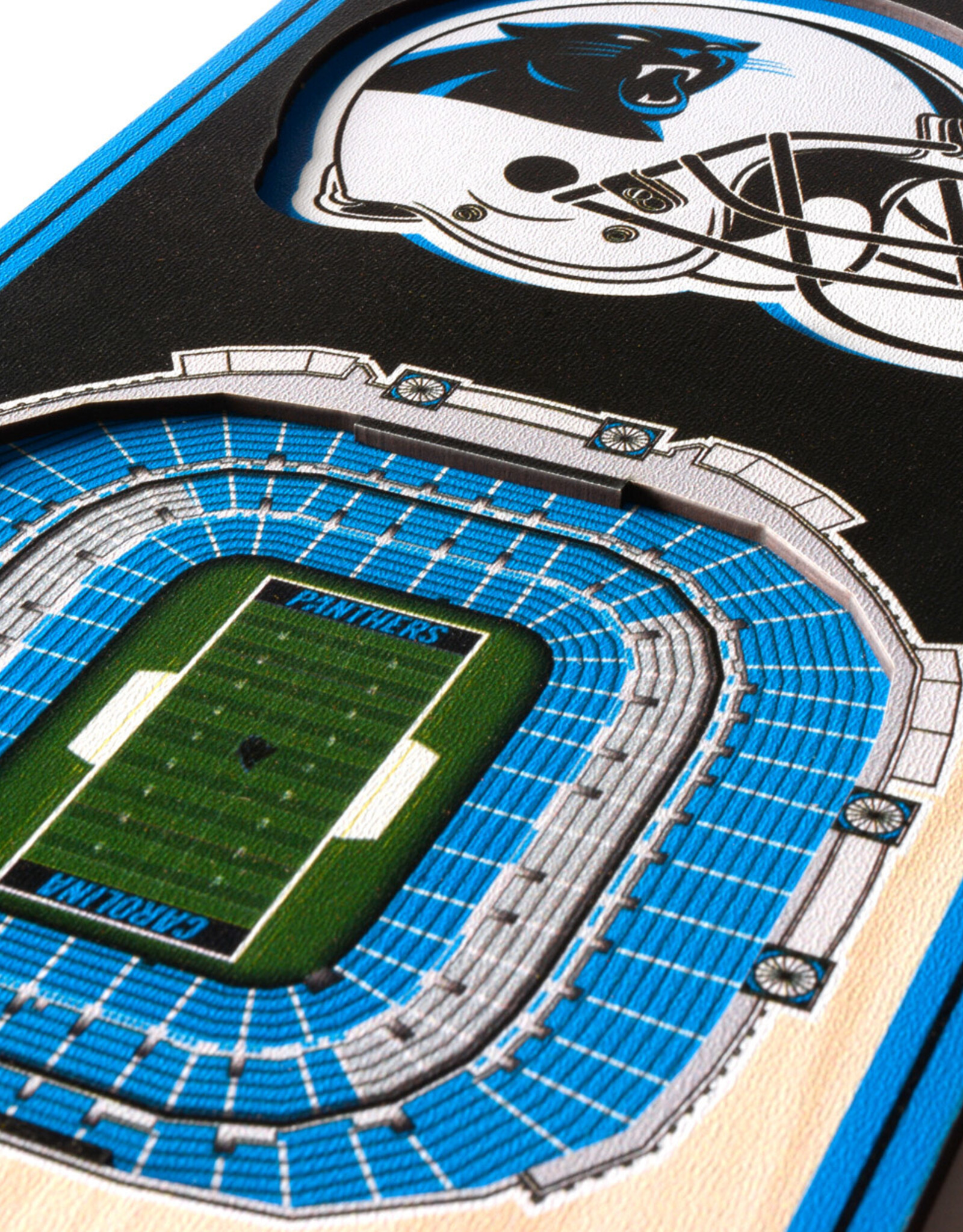 YOU THE FAN Carolina Panthers 3D StadiumView 6x19 Banner