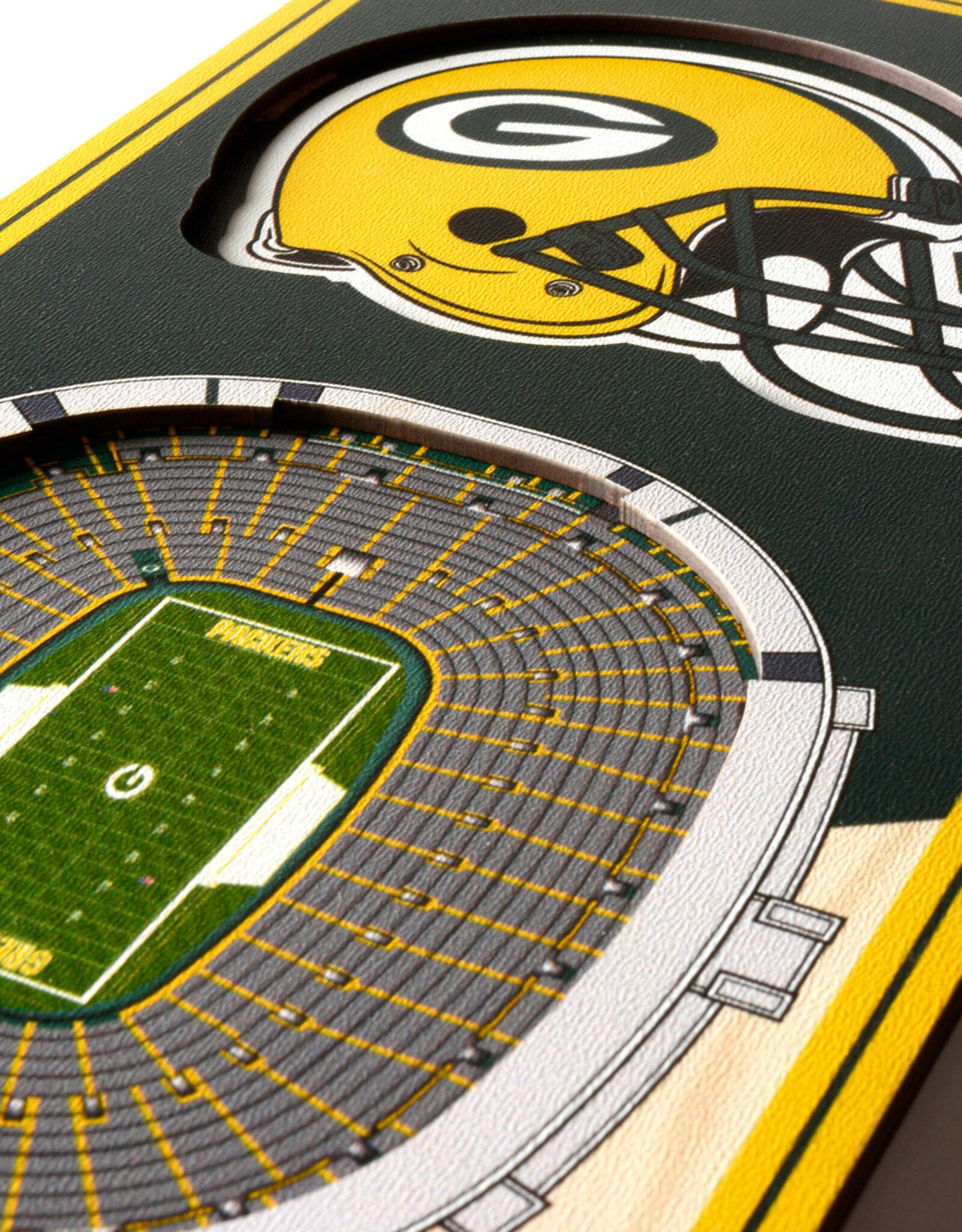 YOU THE FAN Green Bay Packers 3D StadiumView 6x19 Banner