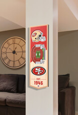 YOU THE FAN San Francisco 49ers 3D StadiumView 6x19 Banner
