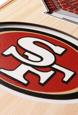 YOU THE FAN San Francisco 49ers 3D StadiumView 6x19 Banner