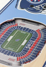 YOU THE FAN Tennessee Titans 3D StadiumView 6x19 Banner