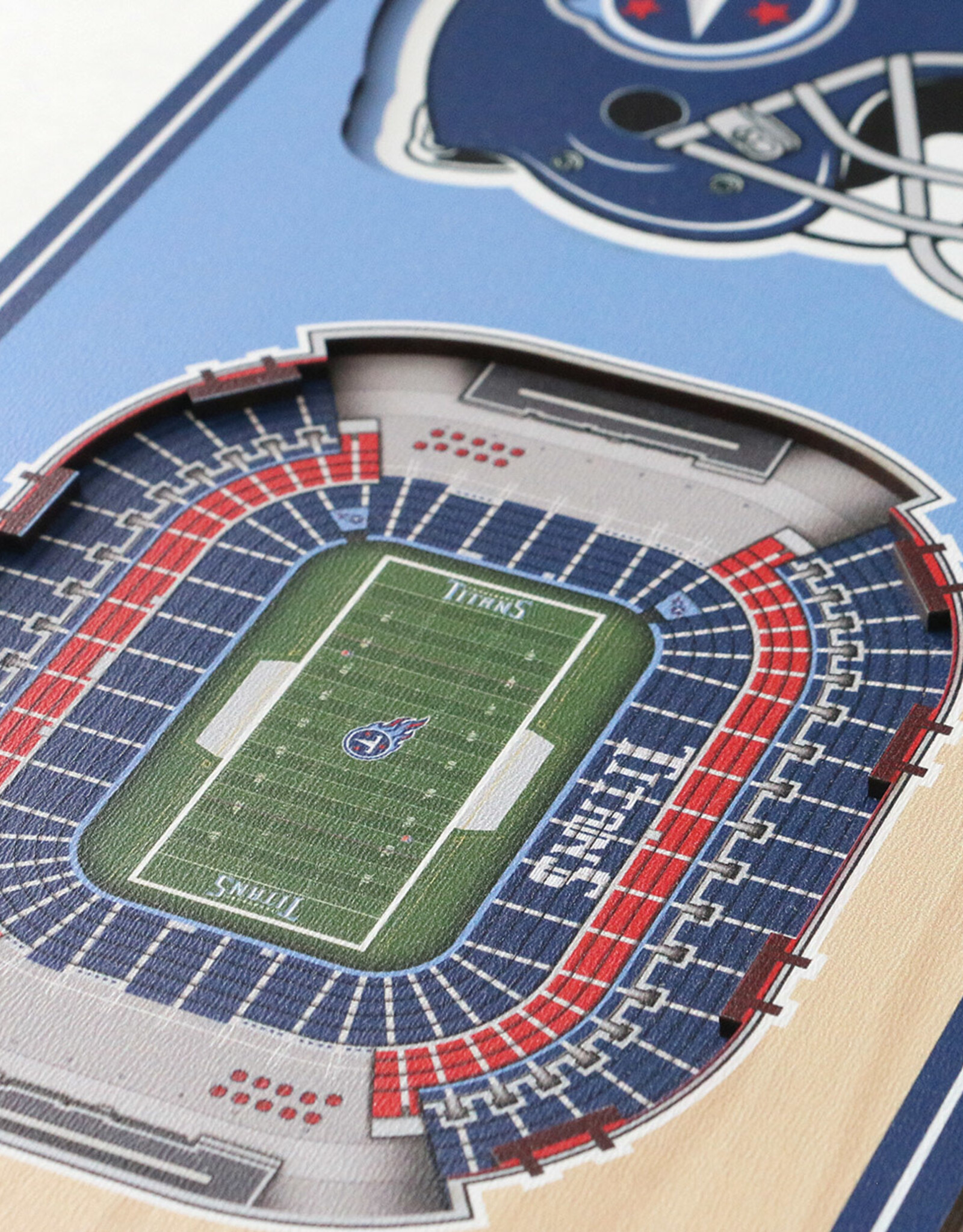 YOU THE FAN Tennessee Titans 3D StadiumView 6x19 Banner