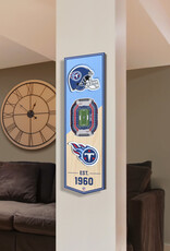 YOU THE FAN Tennessee Titans 3D StadiumView 6x19 Banner