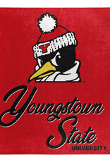Northwest Youngstown State Penguins 50x60 Royal Plush Throw