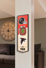 YOU THE FAN Atlanta Falcons 3D StadiumView 6x19 Banner