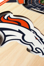 YOU THE FAN Denver Broncos 3D StadiumView 6x19 Banner