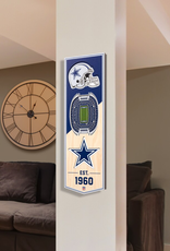 YOU THE FAN Dallas Cowboys 3D StadiumView 6x19 Banner